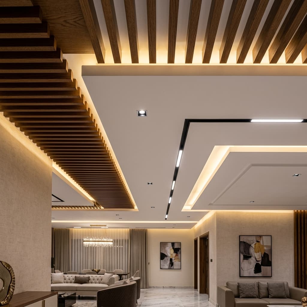 False Ceiling and Ambient Lighting Contractor in Lucknow